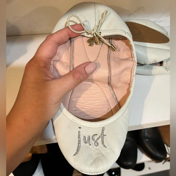 Kate Spade mint Just Married foldable flats size 10 - Picture 4 of 7